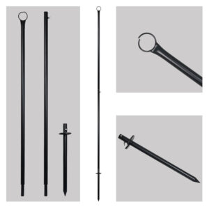 3.6m Heavy Duty Festoon Lighting Pole Hire