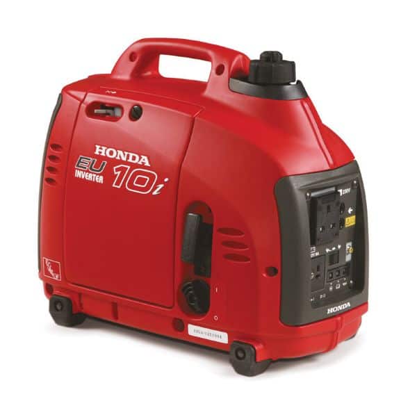Honda EU10i inverter suitcase generator for festoon lighting and small event power